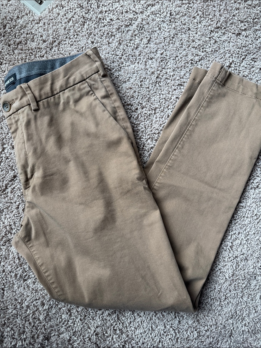 Express Men’s Chino Pants in Light Brown